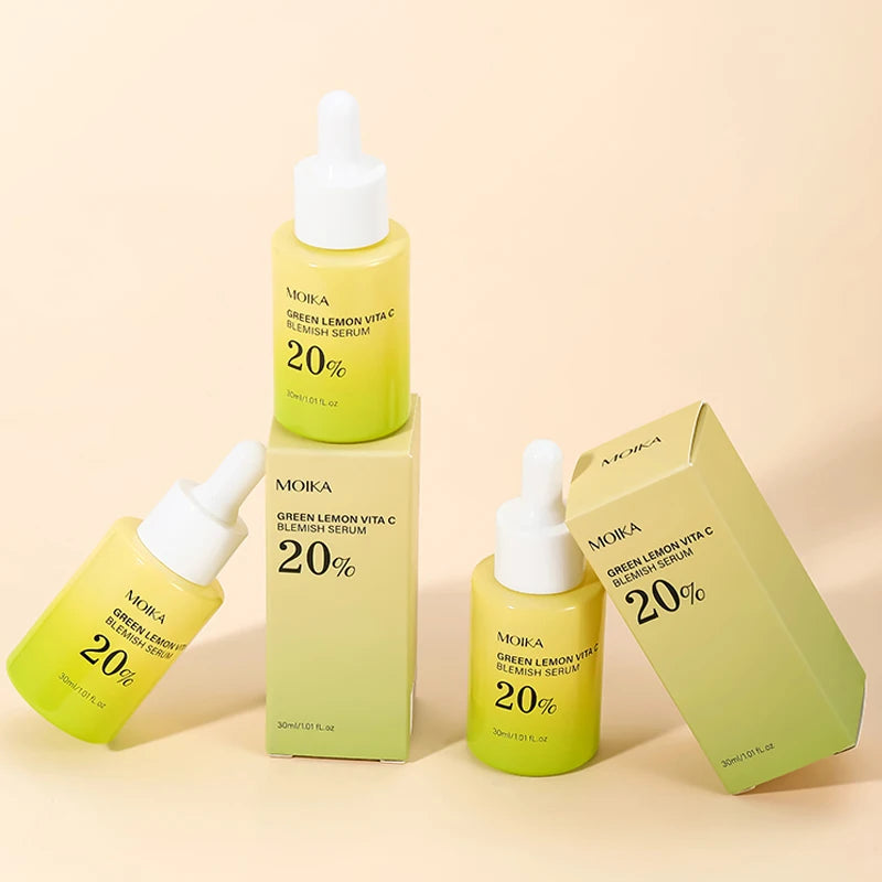 "1Pc MOIKA Skincare Vita C Serum 20% Niacinamide & Vc For Brightening & Dark Spots For People With Dull Loose Skin