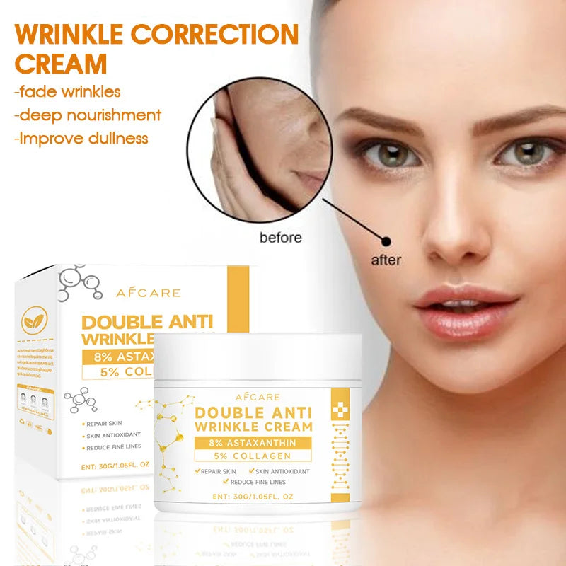 Anti Wrinkle Astaxanthin Collagen Cream 2025 New Anti Aging Ingredient Repairing Moisturizing Nourishing Korea Face Skin Care