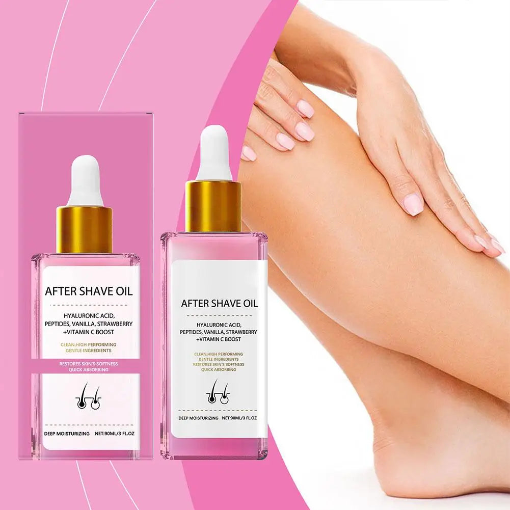 Strawberry Vanilla After Shave Oil For Smooth Skin Deeply Hydrates Shaving Care Oil Deeply Hydrates Shaving Care Oil 1/3/5pcs