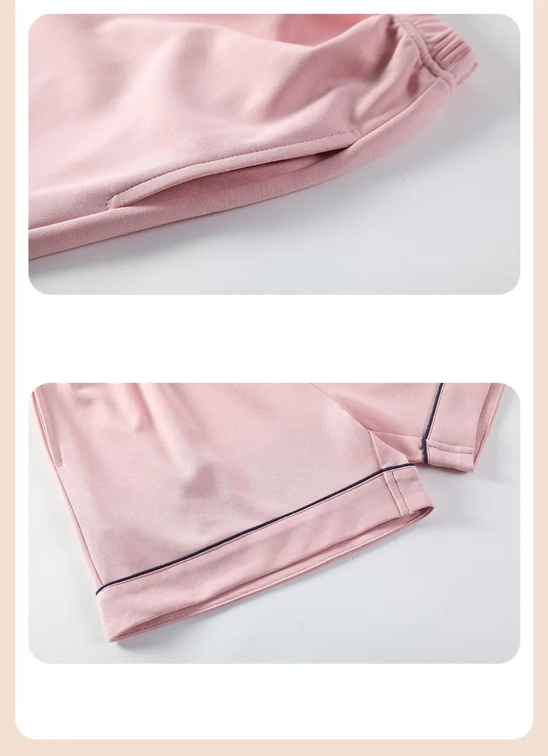 Dropshipping Female Pijamas Cartoon Summer Short Women Pajamas Sleeve Shorts Nightwear Sweet Sleepwear Pyjamas Woman Home Suit