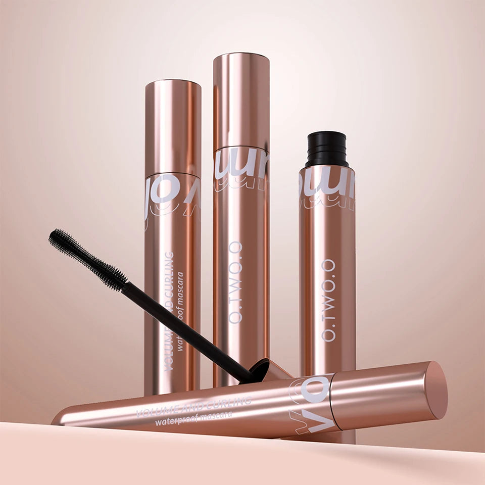 O.TWO.O 6pcs Makeup Kit 2 in 1 Lipstick Eyebrow Pencil Black Eyeliner 4d Fiber Mascara Full Professional Makeup Set