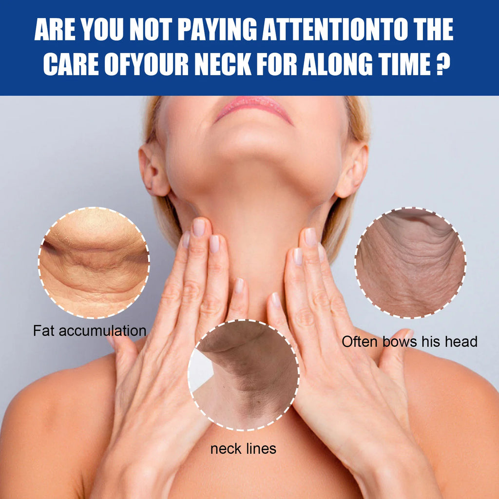 EELHOE Collagen Neck Cream Anti Aging Double Chin Lifting Neck Lines Removal Tighten Skin Firming Deep Hydration Neck Cream 20g