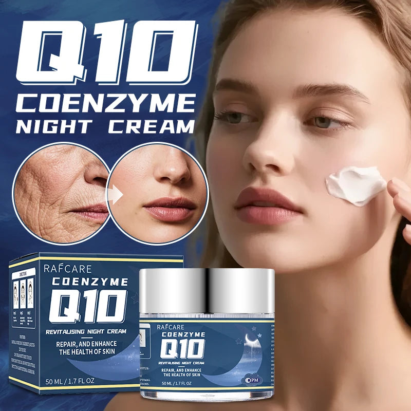 Collagen Anti Wrinkle Cream Night Skin Care Face Q10 Coenzyme Products With Hyaluronic Acid Moisturizing  Lighten Fine Lines