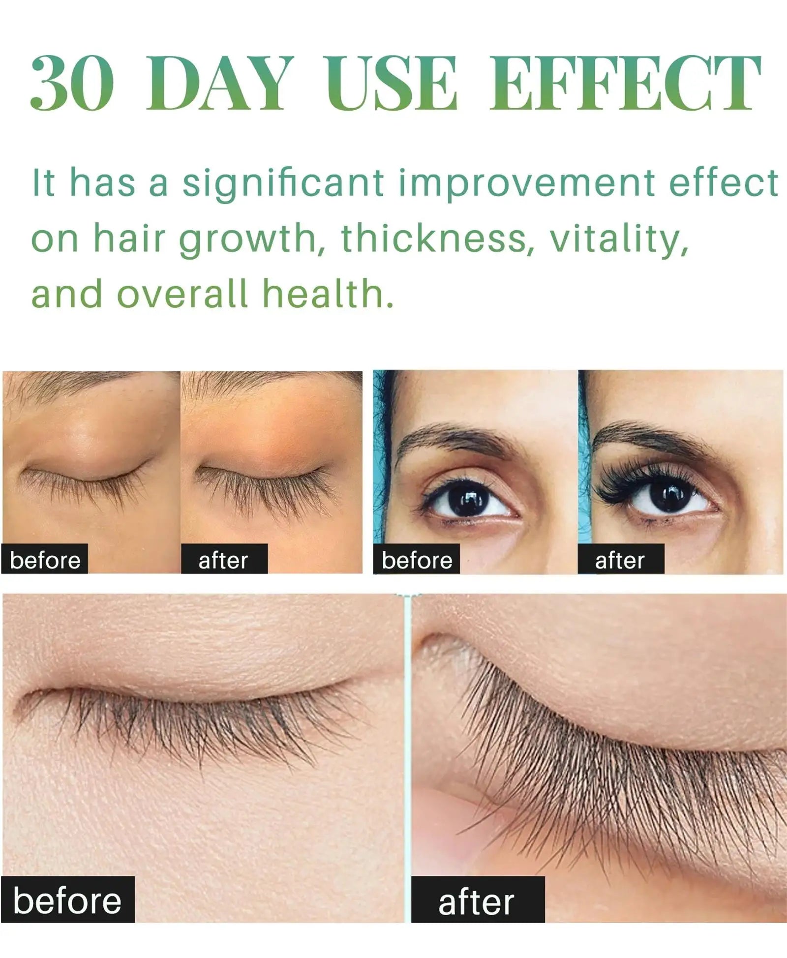 Fast Eyelash Growth Serum 7 Days Natural Eyelash Enhancer Longer Fuller Thicker Curling Lash Treatment Eye Care Products Makeup