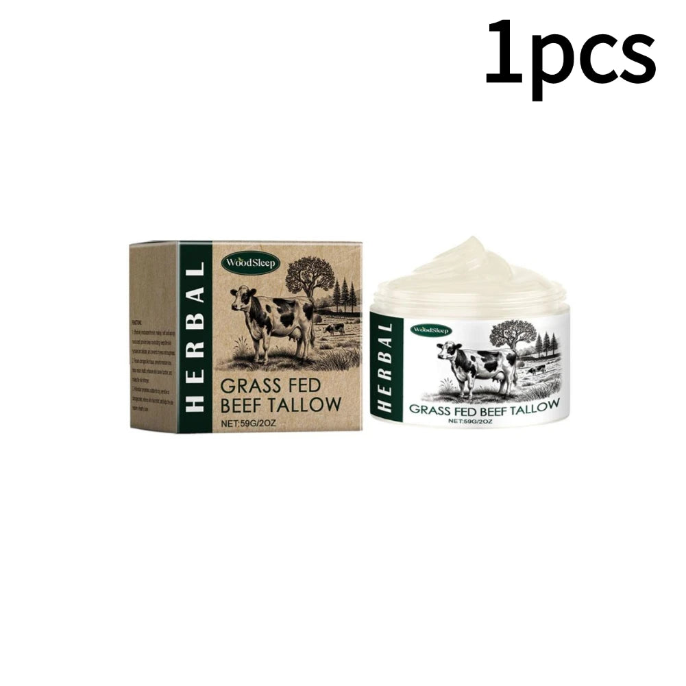 1/2/3pcs Tallow Face Moisturizer Moisturizing Nourishing Cream Brightening Skin Facial Cream Anti-Aging Face Skin Care