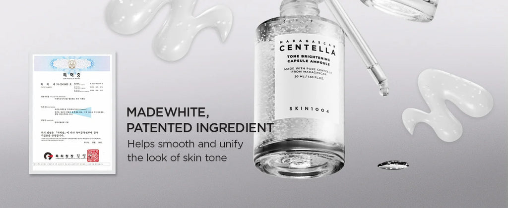 SKIN1004 Madagascar Centella Tone Brightening Capsule Ampoule Korean Hydrating Face Serum for Unevne Skin Tone Korean Skin Care