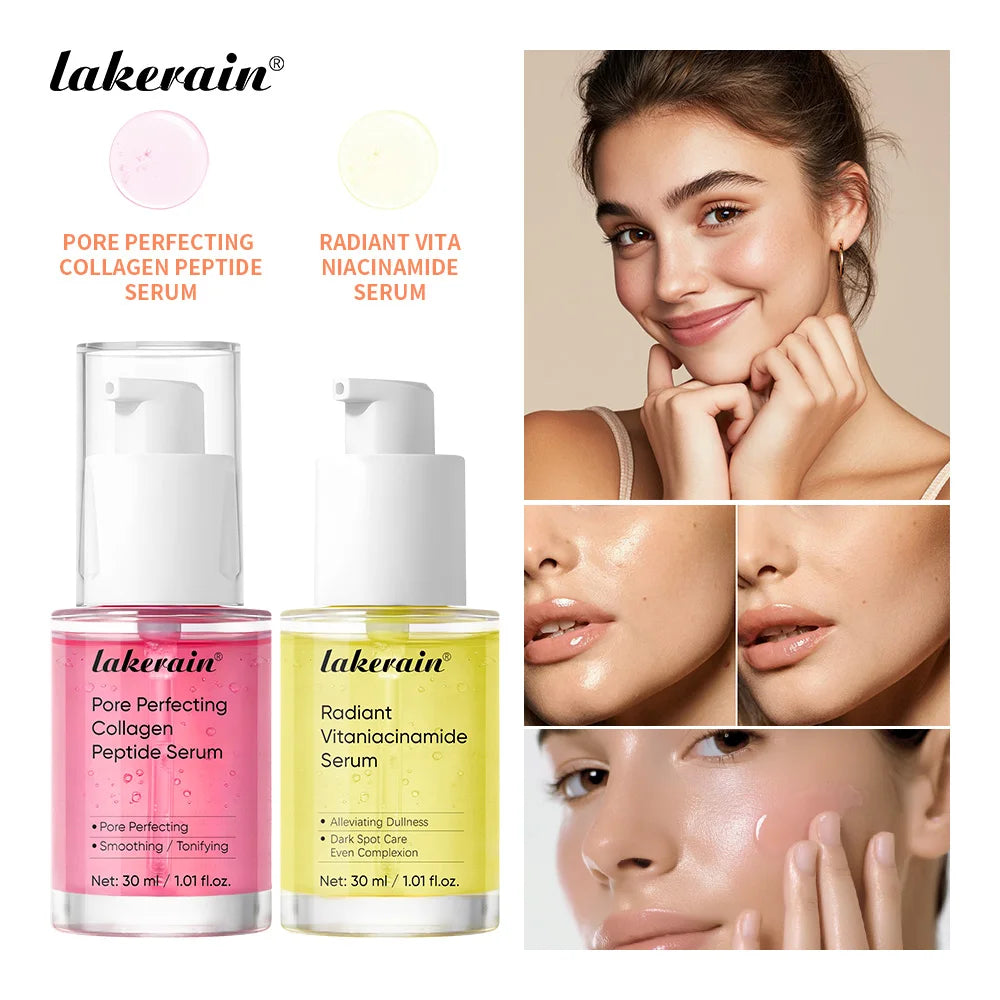 Lakerain Collagen Peptide Essence Deep Moisturizing Gentle Barrier Repair Elasticity and Smooth Complexion Skin Care Serum