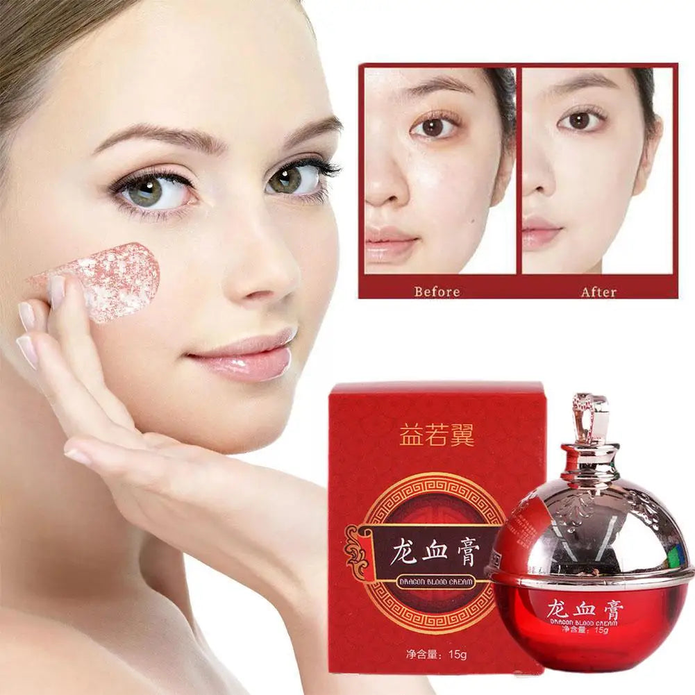 Dragon Blood Face Cream Refine Pores Fade Fine Lines Moisturizing Whitening Anti Aging Brighten Facial Skin Care