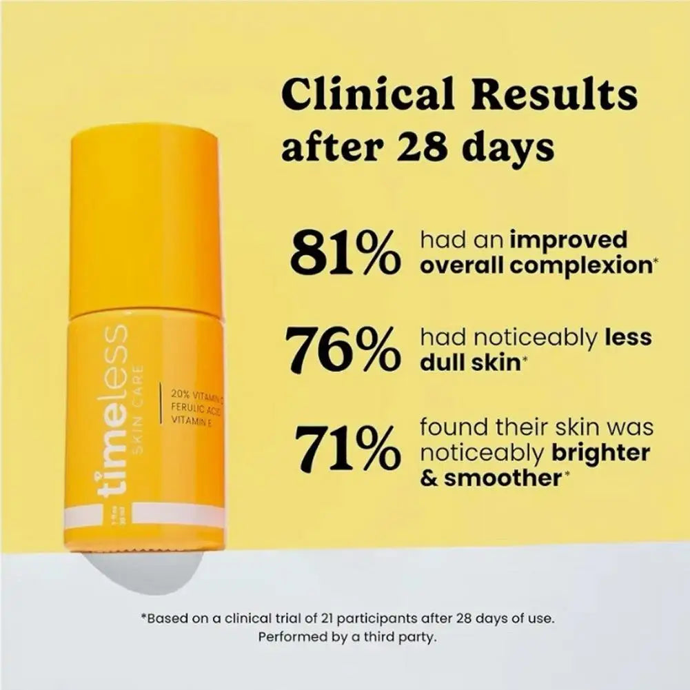 سيروم Timeless فيتامين C 20% + E + Ferulic Acid لإشراقة البشرة