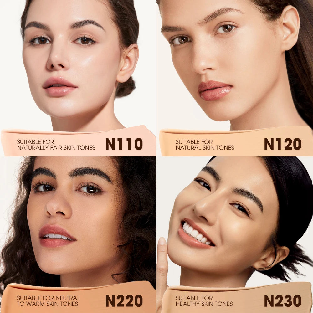 O.TWO.O 4pcs Makeup Set Foundation Cream SPF 30 PA+ Waterproof Brightening Concealer Face Primer Makeup Base Cosmetics