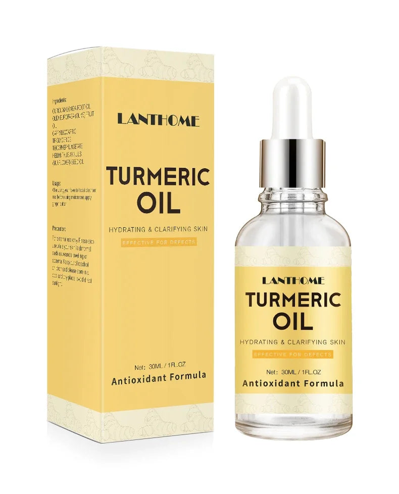 Turmeric Oil Anti Aging Reduce Wrinkles Fine Lines Moisturizer Facial Serum Bright Skin Care for Women Men Skin Care Products