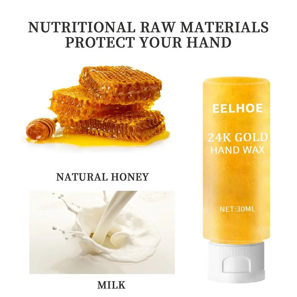 Honey Wax Hand Cream Peel off Exfoliator Callus Remover Brightening Skin Lightening Smoothing Hydrating Gel For Hands