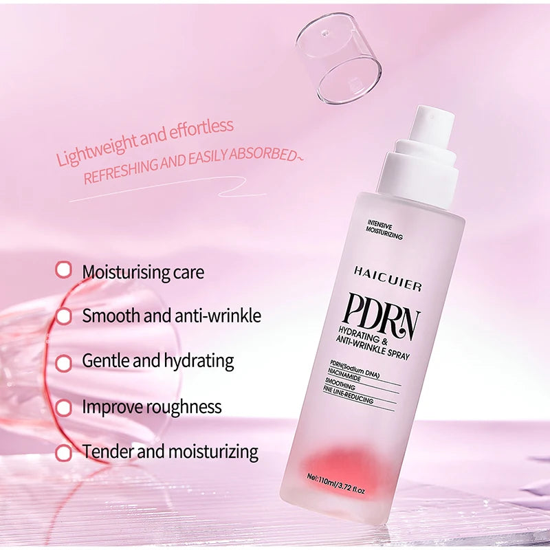 PDRN Essence Moisturizing Spray Hydrating Clear Lasting Hydrating Skincare Set Refreshing NonGreasy Fast-Acting Brighten Essence
