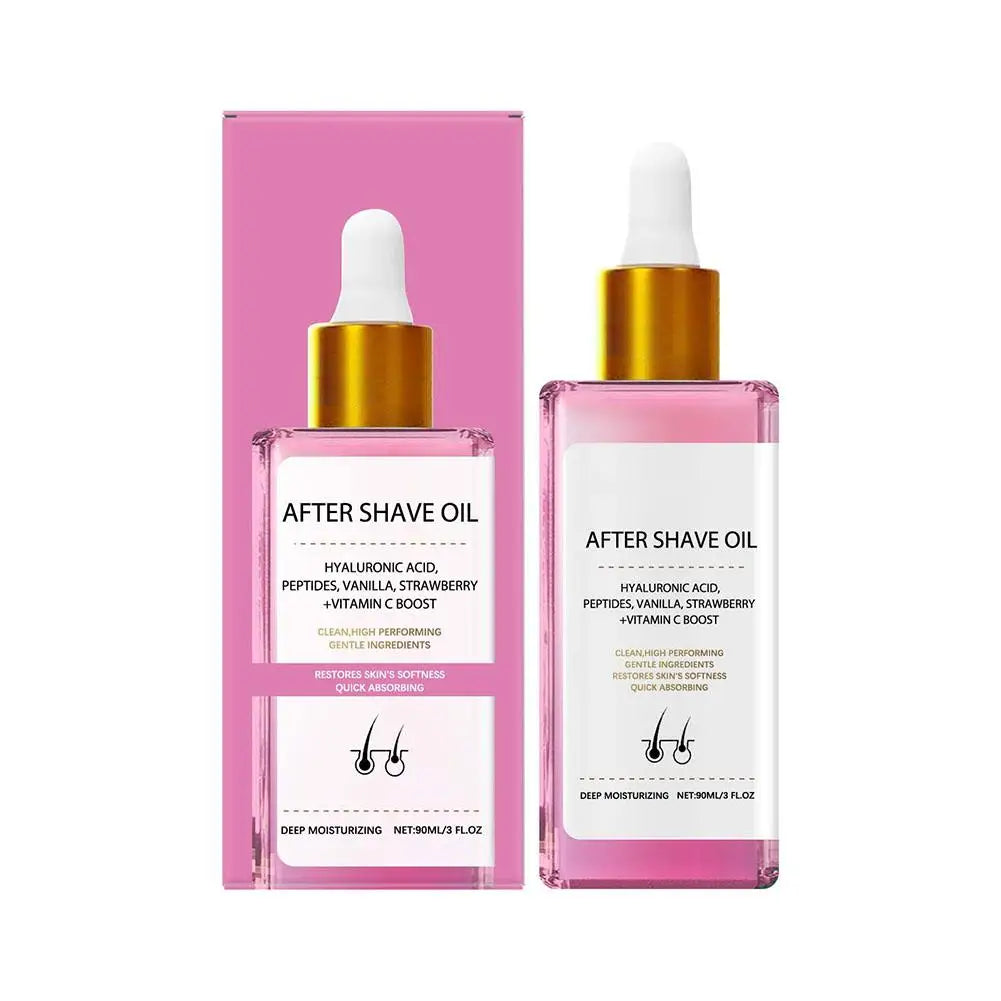 Strawberry Vanilla After Shave Oil For Smooth Skin Deeply Hydrates Shaving Care Oil Deeply Hydrates Shaving Care Oil 1/3/5pcs
