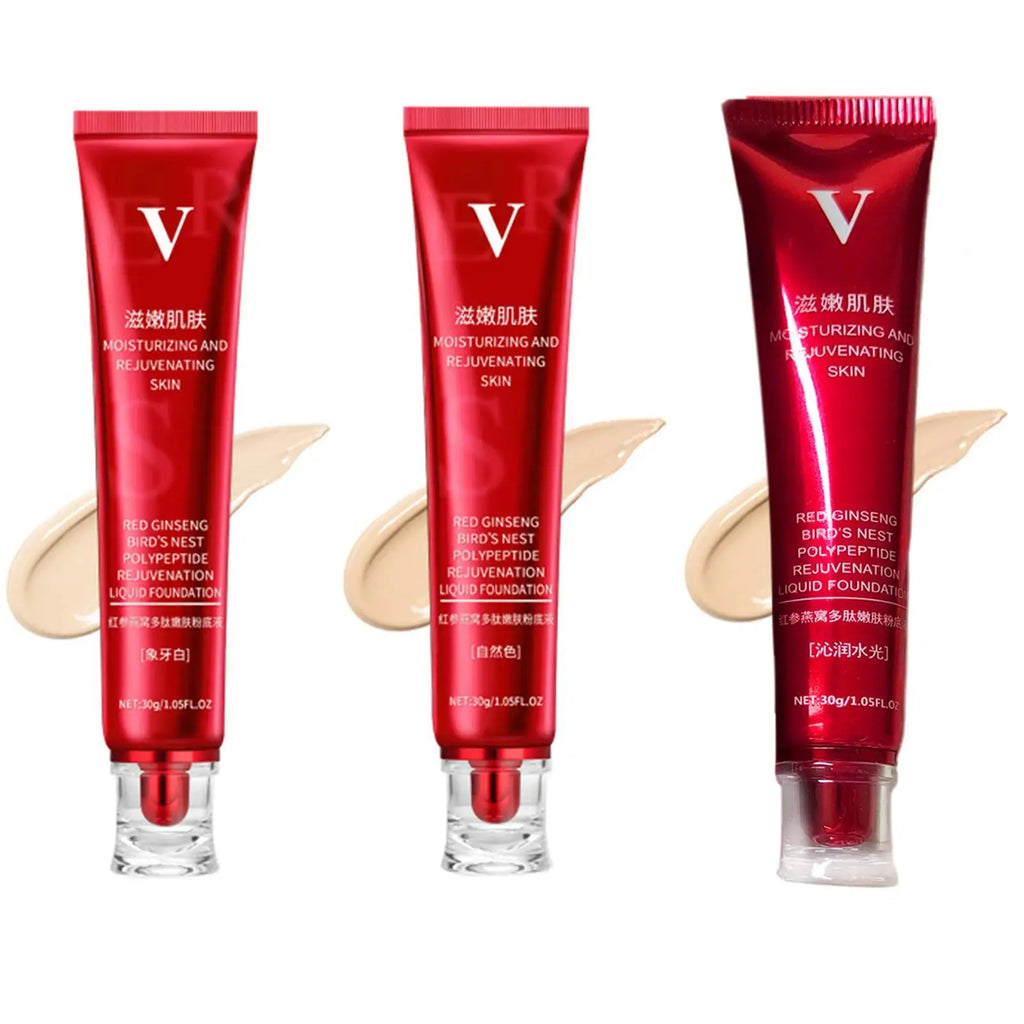 كريم أساس سائل مقاوم للماء من FV Foundation يقدم تغطية مثالية تخفي العيوب بفعالية