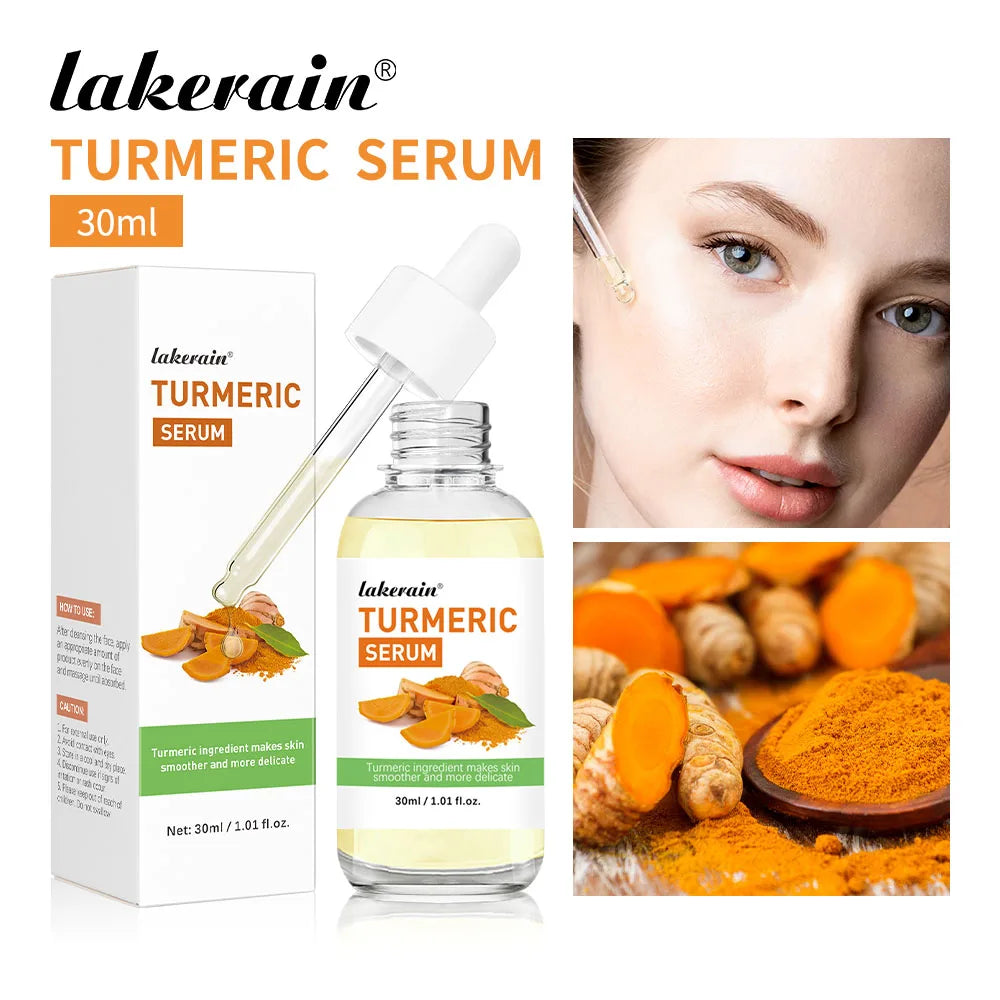Kojic Acid Turmeric Serum Niacinamide Glow Capsules Brightening Hydration Balancing Skin Barrier Soothing Troubled Facial Care