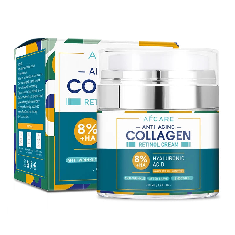 High Quality  Men Collagen Anti-Wrinkle Cream Retinol Moisturizer Face Cream Anti-Aging Firming Lifting Face Skin Care
